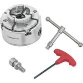 NCK-3.75ZN Woodturning 3-3/4" Self Centering Chuck with 1”x 8 TPI direct thread, locking set screws for reverse turning
